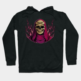 Skull On Fire Hoodie